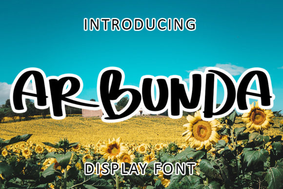 Ar Bunda: The Bold Modern Display Font for Impactful Design