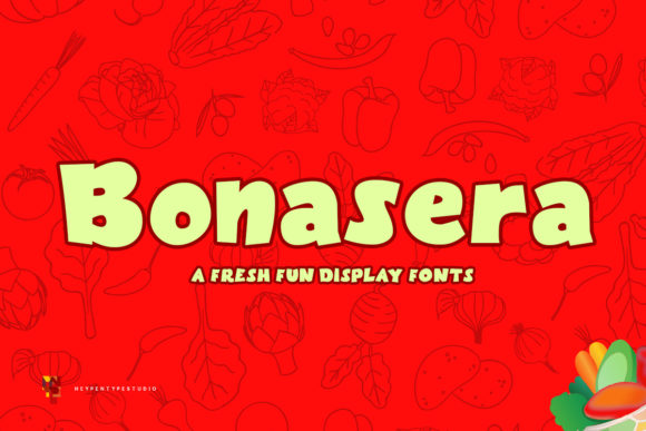 Bonasera: A Fresh Display Font for Playful Design