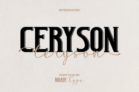 Ceryson: The Chic Handwritten Duo for Creative Projects