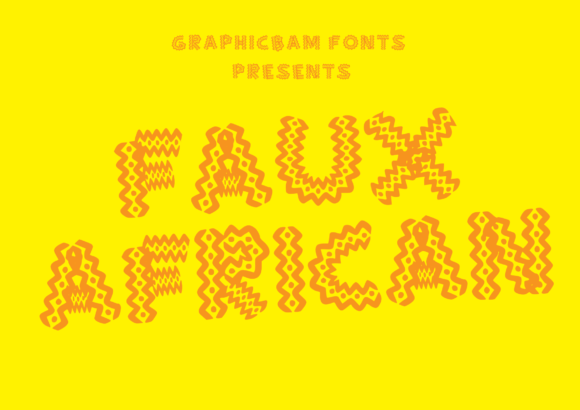 Faux African: A Bold Display Font for High-Impact Design