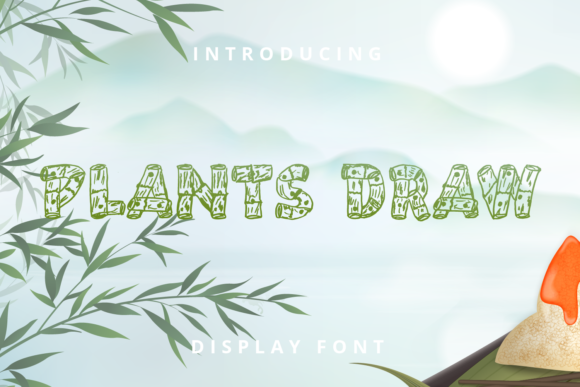 Plants Draw Font: A Practical Evaluation for Designers Seeking Distinctive Outlined Typography