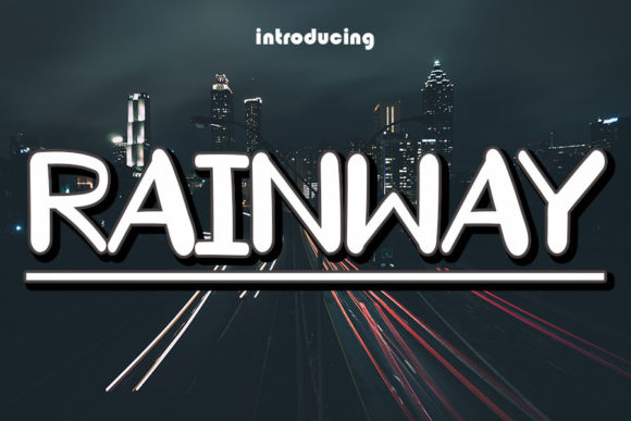 Rainway: The Bold, Casual Display Font Redefining Visual Impact