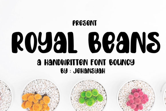 Royal Beans: A Cool and Bouncy Display Font for Creative Designs