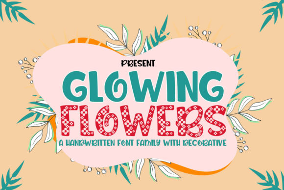 The Art of Playful Design: Mastering the Glowing Flowers Display Font