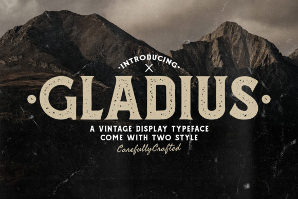 The Vintage Revival: Why Gladius Is the Bold Display Font for High-Impact Design